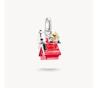 Thomas Sabo Charm - Snoopy & Woodstock Hundehütte PEANUTS - CC1305-427-10 rot