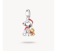 Thomas Sabo Charm - Snoopy & Woodstock Santa Edition PEANUTS Connect - CC1307-427-7 rot