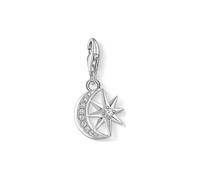 Thomas Sabo Damen Charm-Anhänger Stern & Mond Charm Club 925 Sterling Silber 1794-051-14