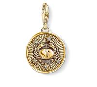 Thomas Sabo Anhänger Charm-Club Sternzeichen Krebs 925 Sterling Silber Vergoldet Gelbgold Zirkonia 1655-414-39