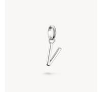 Thomas Sabo Charm Club Connect Charm-Anhänger Buchstabe V Recyceltes 925 Silber CC1228-001-21