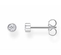 Thomas Sabo Einzel Ohrstecker weißer Stein silber 925 Sterling Silber H2136-051-14
