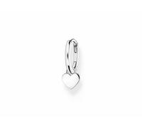 Thomas Sabo Einzel Creole mit Herz Anhänger 925 Sterling Silber CR696-001-21