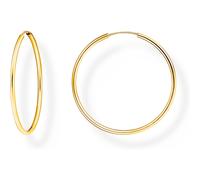 THOMAS SABO Creolen mittelgroß vergoldet 925 Sterlingsilber, 750 Gelbgold Vergoldung