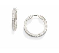 Thomas Sabo Damen Ohrringe Creolen Zirkonia weiß 925 Sterling Silber CR528-051-14