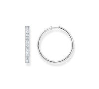 Thomas Sabo Ohrringe Creolen Sterling Silver 925 Zirkonia Weiß Cr671-051-14