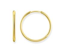 THOMAS SABO Paar Creolen »Classic CR607-413-12, Klein CR608-413-12, Groß CR610-413-12«, gold, 25