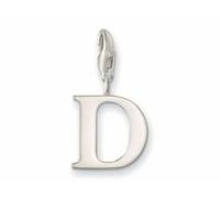 Thomas Sabo Damen Charm-Anhänger D Buchstabe Charm Club 925 Sterling Silber 0178-001-12