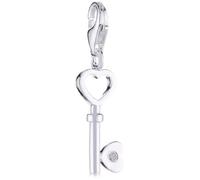 THOMAS SABO Damen-Anhänger Diamond Charm Club Schlüssel mit einem echten Diamant 925 Sterling Silber DC0017-153-14