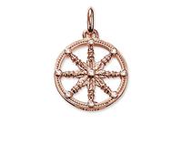 THOMAS SABO Damen Anhänger Karma Wheel Klein 925Er Sterlingsilber; 750Er Roségold Vergoldung KC0001-416-14