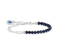THOMAS SABO Damen-Armband 925er Silber, Emaille 17, Dunkelblau 32025633