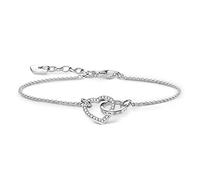 Thomas Sabo Damen Armband Forever Together Herz 925 Sterling Silber A1649-051-14-L19v