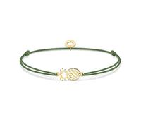 THOMAS SABO Damen Armband Gold Little Secret Ananas 925 Sterlingsilber LS122-379-6-L20V