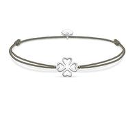 Thomas Sabo Damen Armband Grün Little Secret Kleeblatt 925 Sterling Silber LS017-173-5-L20v
