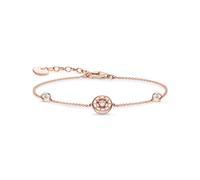 Thomas Sabo A1882-416-14-L19v Armband - Silber vergoldet Roségold + Zirkonia - weiß - 16 - 19 cm