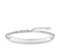 Thomas Sabo Damen-Armband Love Bridge 925 Sterling Silber Länge von 16.5 bis 19.5 cm Brücke 5.4 cm LBA0047-001-12-L19,5v