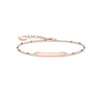 Thomas Sabo Gravur Armband A1975-415-40-L19V Silber verg. Roségold - 16-19 cm