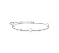 THOMAS SABO Armband »Perlen mit Steinen, A2038-167-14-L19V«, mit Zirkonia (synth) - mit Süßwasserzuchtperle