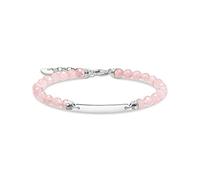 Thomas Sabo Armband rosa Perlen silber mit Gravur pink A2042-637-9-L19V