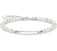 Thomas Sabo Gravur Armband A2042-082-14-L19V Silber - Süßwasserzuchtperle - 16-19 cm