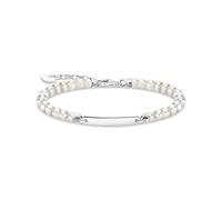 Thomas Sabo Gravur Armband A2042-082-14-L19V Silber - Süßwasserzuchtperle - 16-19 cm