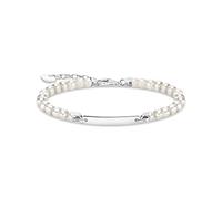 Thomas Sabo Gravur Armband A2042-082-14-L19V Silber - Süßwasserzuchtperle - 16-19 cm