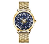 Thomas Sabo - Damenuhr - WA0352-264-209-33 mm - Edelstahlgehäuse IP - Edelstahlband IP gelbgoldfarben - ZB blau