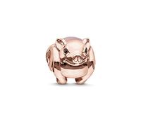 Thomas Sabo Damen Bead 925 Silber Rosegold/Rosa Schweinchen K0197-417-9