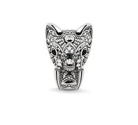 Thomas Sabo K0218-641-25 - Karma Bead - Elefant - Onyx Zirk. - Silber geschwärzt