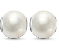 THOMAS SABO Damen Bead Süßwasserzuchtperle weiß Karma Beads 925 Sterling Silber K0004-082-14 (Packung mit 2)