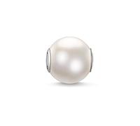 THOMAS SABO Damen Bead Weiße Perle Groß 925 Sterlingsilber K0083-082-14
