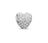 Thomas Sabo - Karma Beads - K0081-051-14 Weißes Pavéherz - Sterling Silber - Zirkonia - weiß