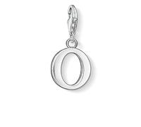 Thomas Sabo Damen Charm-Anhänger Buchstabe A-Z Charm Club Geschwärzt 925 Sterling Silber, Buchstabe O