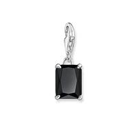 Thomas Sabo Charms-Anhänger - 1870-024-11 Oktagon-Schliff - Sterling Silber + Onyx schwarz