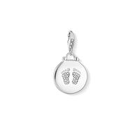 THOMAS SABO Damen Charm-Anhänger Herz Flügel Charm Club 925 Sterling Silber 0613-001-12