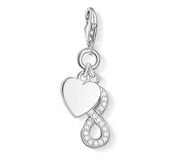 THOMAS SABO Damen Charm-Anhänger Herz Flügel Charm Club 925 Sterling Silber 0613-001-12