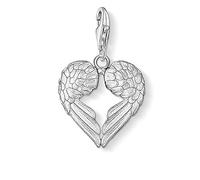 THOMAS SABO Damen Charm-Anhänger Herz Flügel Charm Club 925 Sterling Silber 0613-001-12