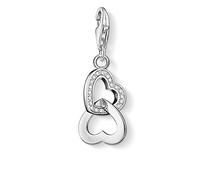 THOMAS SABO Damen Charm-Anhänger Herz Flügel Charm Club 925 Sterling Silber 0613-001-12