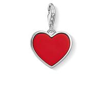 Thomas Sabo Damen Charm-Anhänger Herz rot Charm Club 925 Sterling Silver 1471-337-10