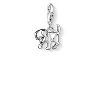 Thomas Sabo Damen Charm-Anhänger Hund Welpe Charm Club 925 Sterling Silber, 1cm, 0885-007-12
