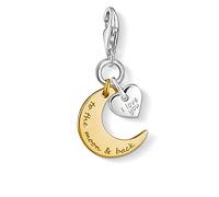 Thomas Sabo 1443-413-39 - Mond, Herz - Charm-Anhänger