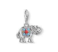 Thomas Sabo Damen Charm-Anhänger Indischer Elefant Charm Club 925 Sterling Silber 1668-506-7