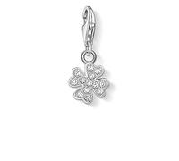 Thomas Sabo Damen Charm-Anhänger Kleeblatt Charm Club 925 Sterlingsilber 1797-051-14