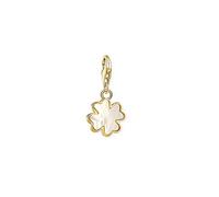Thomas Sabo Damen Charm-Anhänger Kleeblatt Perlmutt Charm Club 925 Sterling Silber 1775-429-14