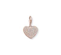 Thomas Sabo Charm-Anhänger Herz 1569-416-14 925 Sterling Silber rosé vergoldet Zirkonia