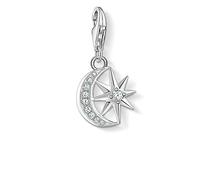 Thomas Sabo Damen Charm-Anhänger Stern & Mond Charm Club 925 Sterling Silber 1794-051-14