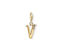 Thomas Sabo Damen-Charm-Anhänger U Buchstabe Gold Charm Club 925 Sterling Silber 1627-414-39