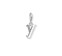 Thomas Sabo Damen-Charm-Anhänger Y Buchstabe Silber Charm Club 925 Sterling Silber 1605-643-21