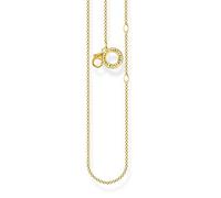 Thomas Sabo Damen-Charm Halskette 925 Sterling Silber, 38-45 cm Länge