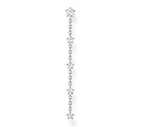 THOMAS SABO Damen Einzel Ohrstecker Vintage mit Weißen Steinen 925er Sterlingsilber mit Zirkonia, H2193-699-7